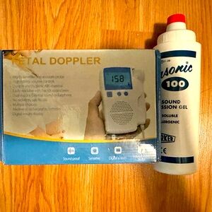 Excellent condition fetal Doppler with batteries and gel included